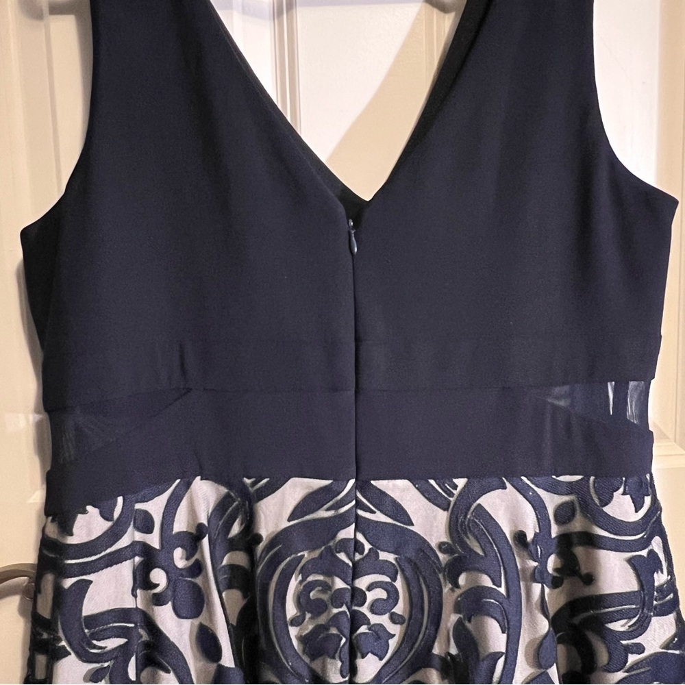 Xscape Navy Blue Formal Dress - Picture 6 of 12